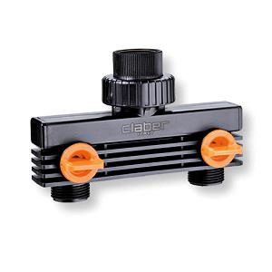 Разклонител за кран 3/4" с два изхода 8589
