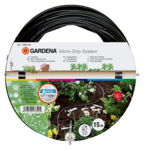 Тръба за надземно капково напояване 4,6 мм (3/16") GARDENA (№01362)